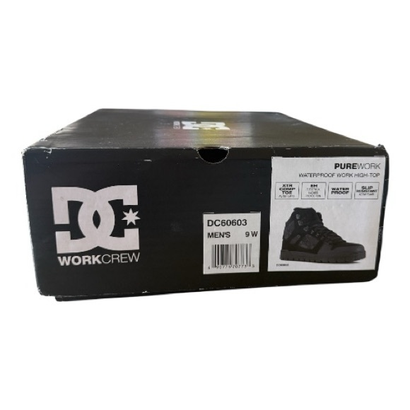 DC Work Crew Pure Work Safety Boots Size 9 Wide NIB main image 5